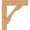 Ekena Millwork Olympic Block Smooth Bracket w/ Offset Brace, Western Red Cedar, 7 1/2"W x 30"D x 34"H BKT0806X30X34OLY05SWR - alternate 4